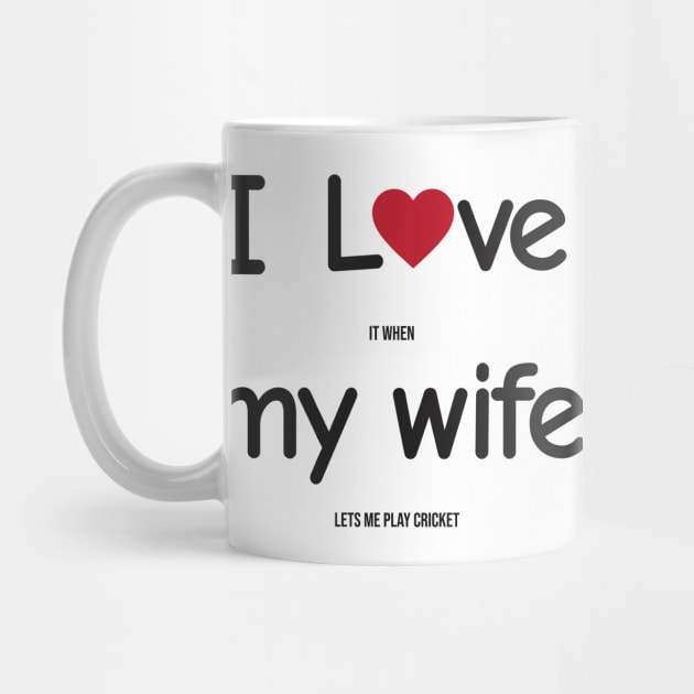 Funny Indian Pakistani Wife Husband Quote Cricket Joke by alltheprints